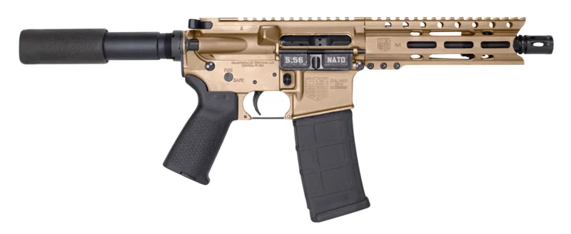 Diamondback DB15 AR pistol .223 Rem 5.56 NATO 7 inch barrel Flat Dark Earth finish