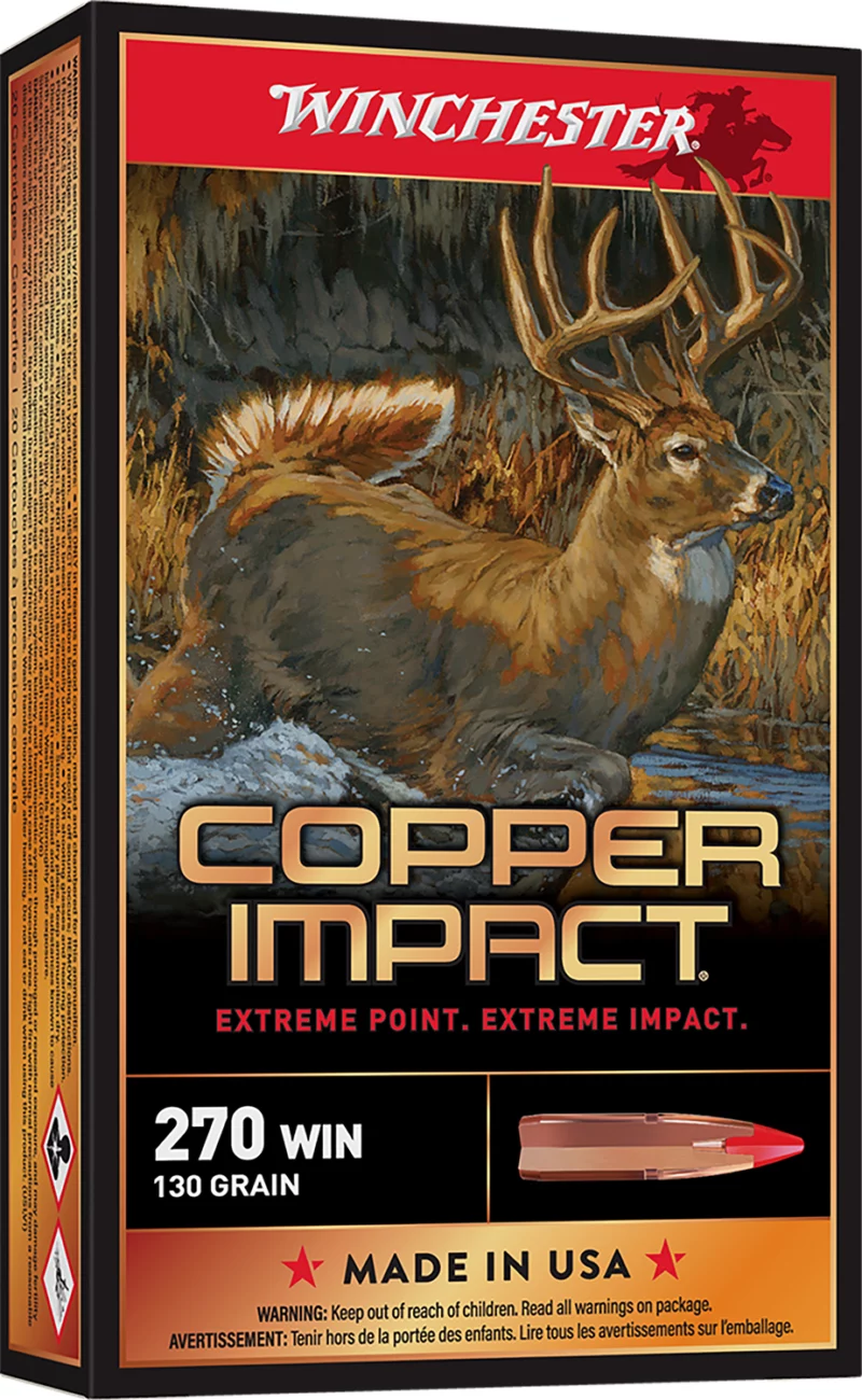 Winchester Copper Impact .270 Win 130 gr Lead Free 20 rd box