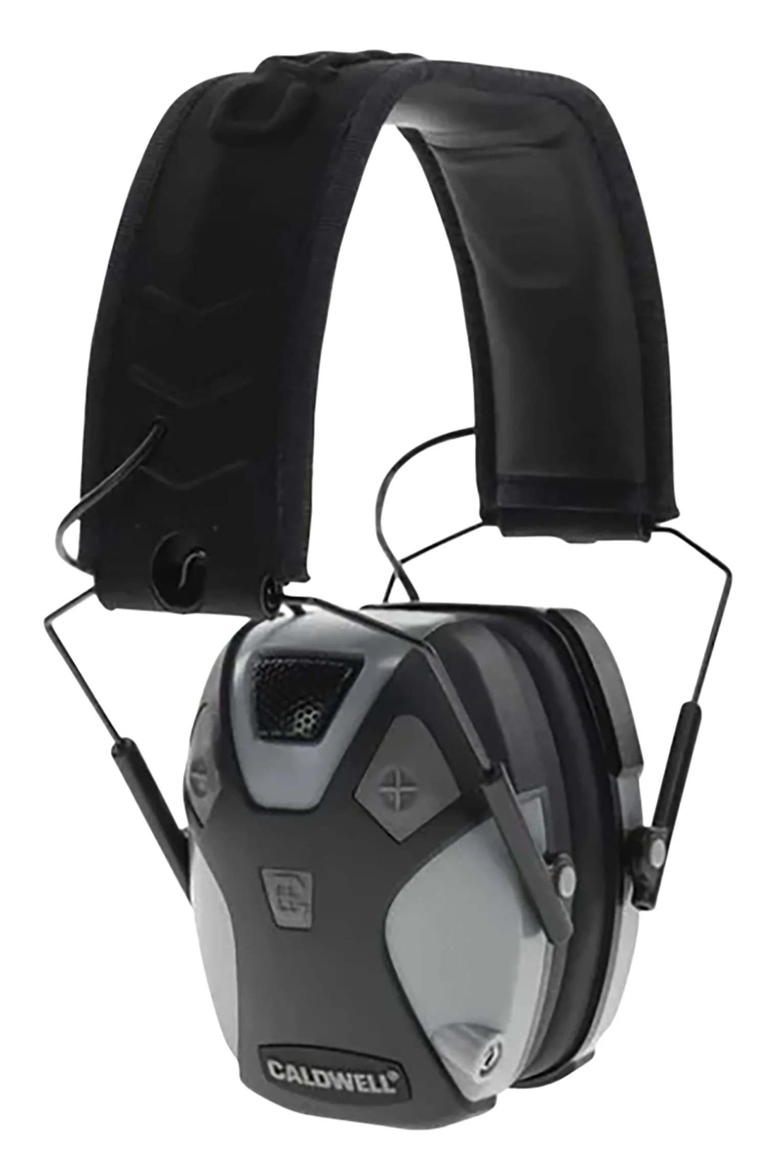 Caldwell E-Max Pro electronic earmuffs gray black 23 dB NRR