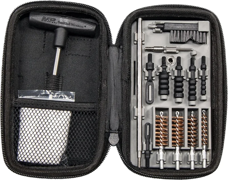 Smith & Wesson M&P Compact Pistol Cleaning Kit in semi-rigid zippered case