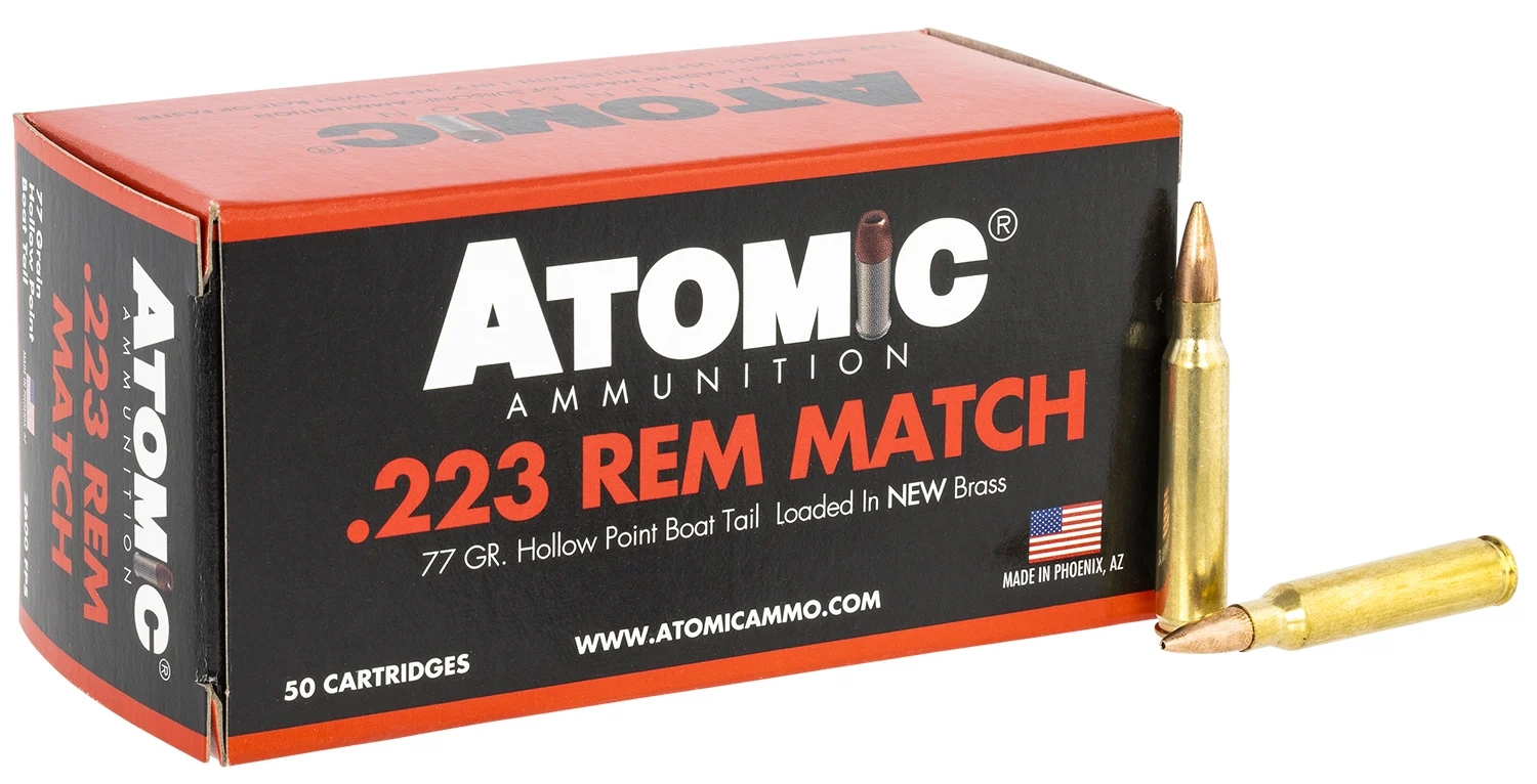 atomic .223 Remington 77gr JHP – 50rd