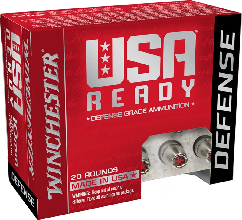 Winchester USA Ready 10mm 170gr Hex‑Vent Hollow Point 20/box product image