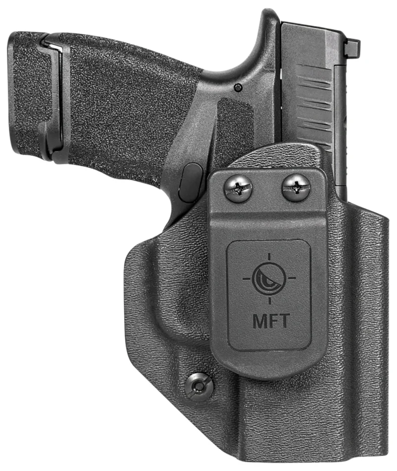 Mission First Tactical ambidextrous IWB holster for Springfield Hellcat Micro-Compact 9mm, black