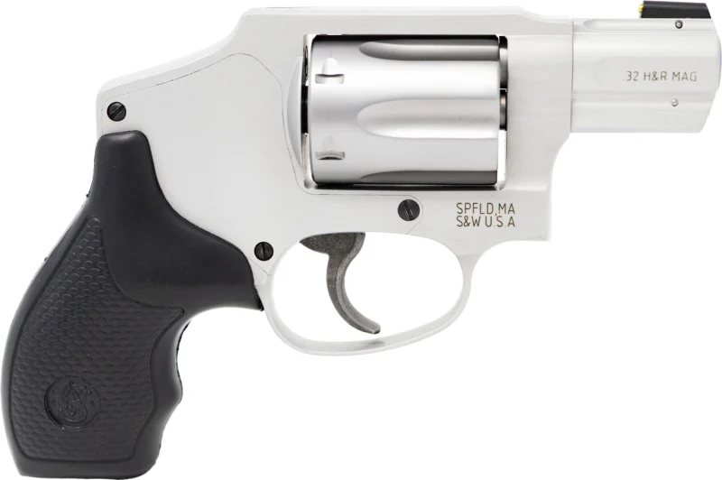 Smith & Wesson S&W 632 32H&R DAO 1.8S 6R FS DE revolver front and side view