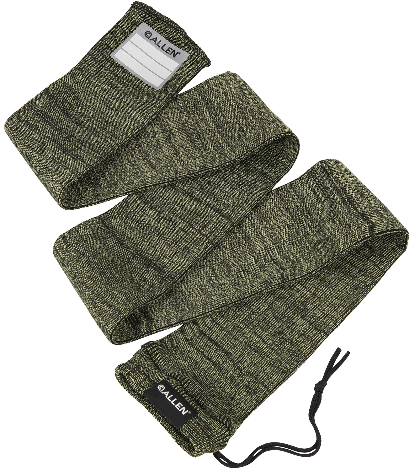 Allen Company 52-inch green stretch knit gun sock, silicone-treated with writeable ID label