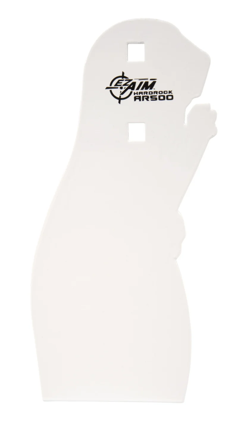 EZ-Aim 15572 Prairie Dog AR500 steel silhouette target in white powder coat