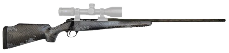 Fierce Firearms Twisted Rage FRG65PRC22BU 6.5 PRC bolt-action rifle with 22-inch fluted threaded barrel and carbon stock