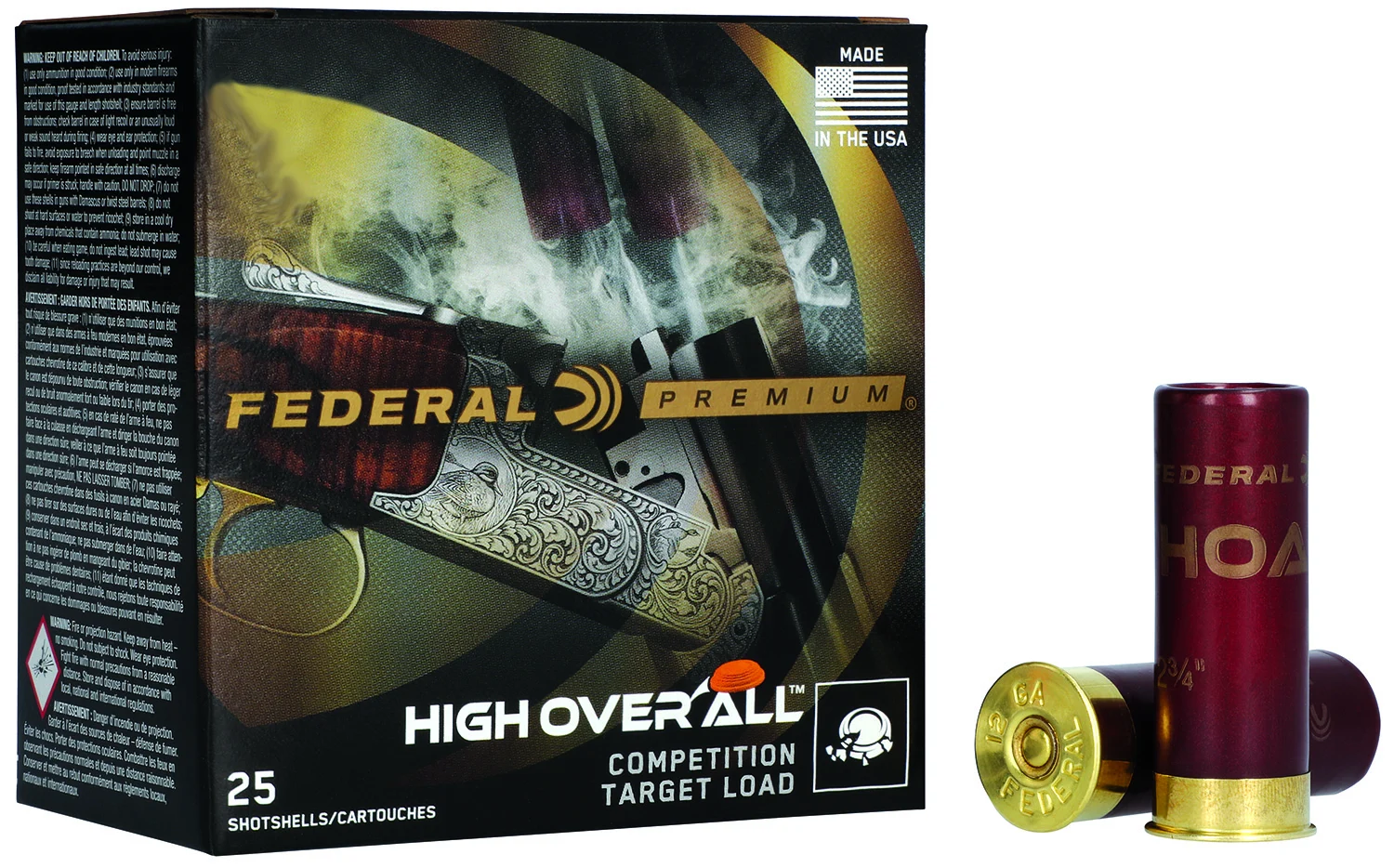 eral HOA410H85 Premium High Over All 410Gauge 2.50 1/2oz 8.5Shot 25 Per Box/10 Case Ammo