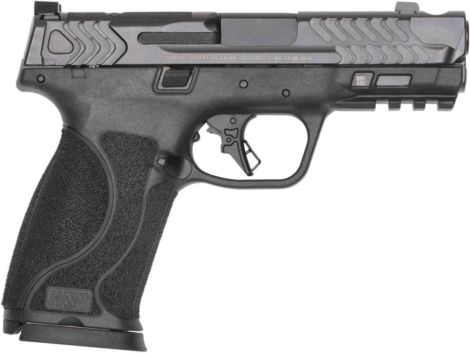 Smith & Wesson M&P 2.0 Compact Carry Comp 10mm 4in pistol, black, ported barrel