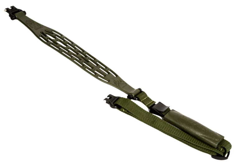 Limbsaver Kodiak-Air camo rifle sling with adjustable grip and universal QD swivels