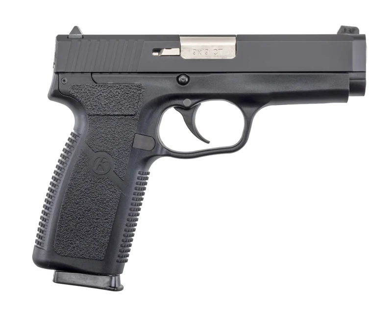 Kahr Arms CT9 9mm handgun with 4" barrel, black polymer frame and matte black stainless slide
