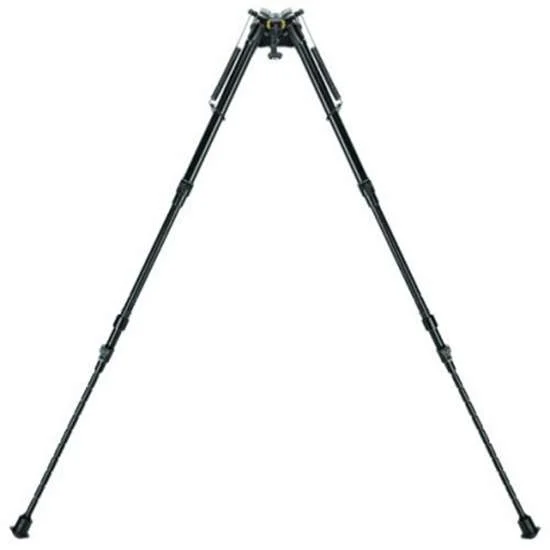 Caldwell XLA Pivot Bipod 13.5-27 in Black Aluminum with rubber feet and padded base
