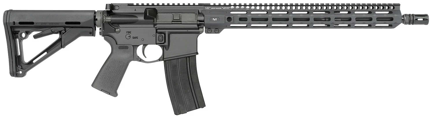 Midwest Industries AR-15 16in rifle with 15in MI-CRM15 M-LOK handguard in black