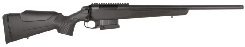 Tikka T3x CTR .308 Win 20in threaded barrel black synthetic stock side view