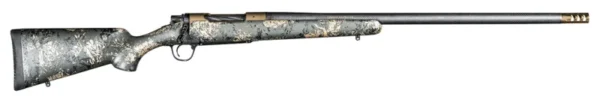 Christensen Arms 8010619600 Ridgeline FFT 270 Win 4+1 20" Carbon Fiber/Threaded Barrel, Burnt Bronze Cerakote, Green with Black/Tan Accents Stock