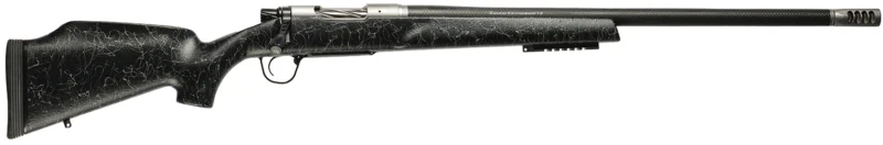 Christensen Arms Traverse .308 / 7.62 NATO bolt-action rifle, 20 inch, black synthetic stock with gray webbing