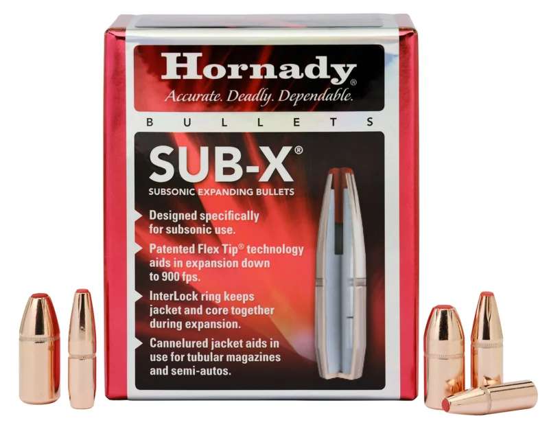 Hornady Sub-X .45 Cal .452 395 gr bullets, 50 per box