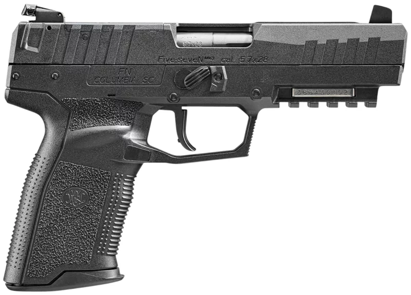 FN Five-seveN MRD 5.7x28mm black pistol, 4.8 inch barrel, optic-ready