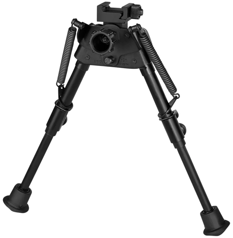 Harris S-BRP Picatinny bipod 6-9 inch black with rubber feet