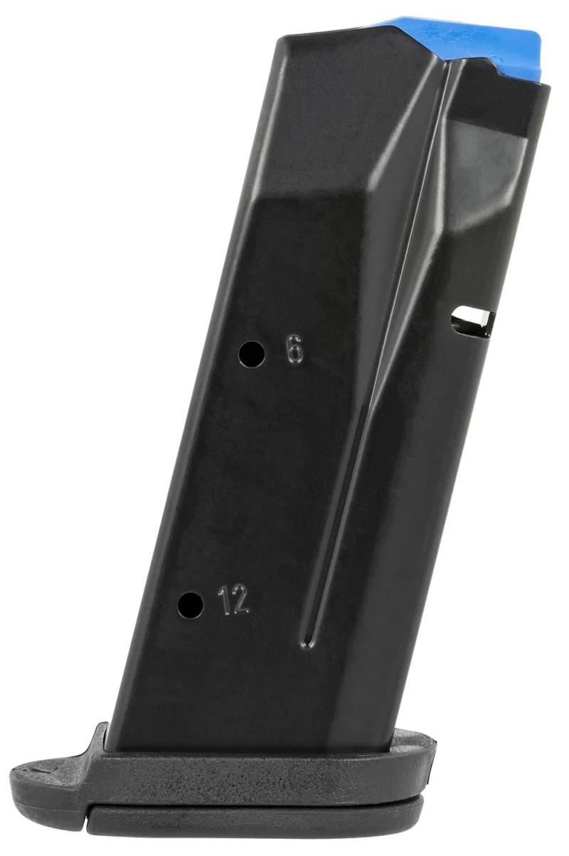 Smith & Wesson CSX 12-round 9mm magazine in black Nitride stainless steel