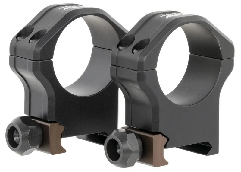 Christensen Arms CHRIS Rings Ultralight 30mm High scope rings, black hardcoat anodized