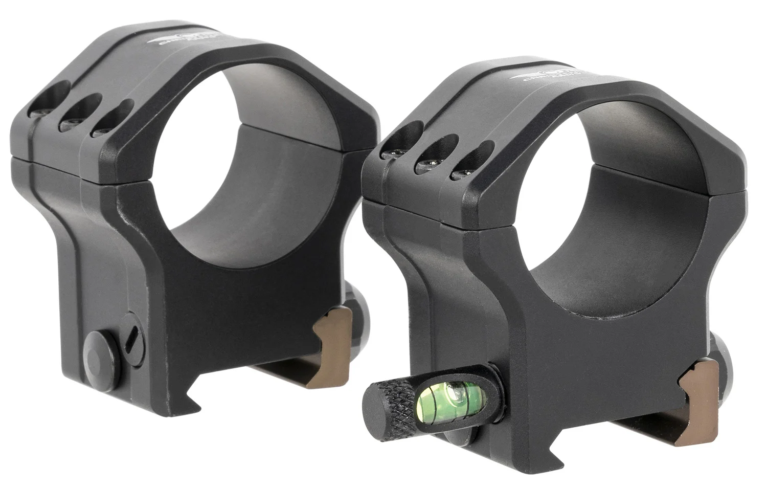 Christensen Arms 30mm High Tactical scope rings, black anodized