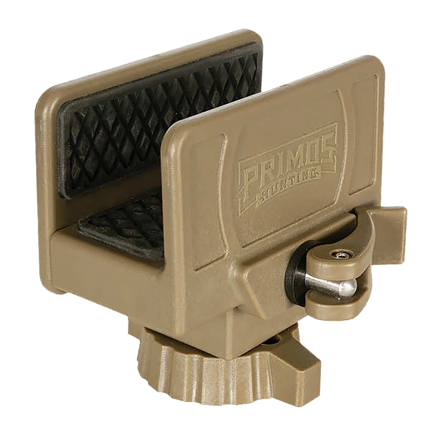 Primos Triggerstick Apex replacement gun clamp holding 1.5 to 3.5 inch fore-ends