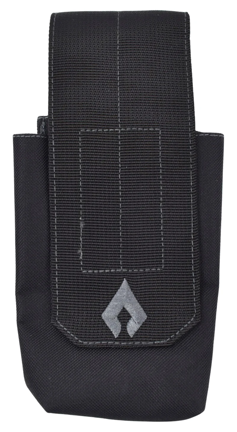 Advance Warrior Solutions single mag pouch for AR-style magazine in black, MOLLE mount