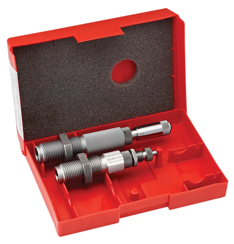 Hornady Custom Grade Series III 2-Die Set for 6mm GT, full-length sizing and seater dies