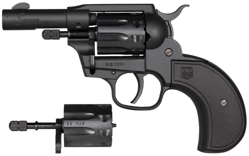 Diamondback Sidekick Birdshead 3-inch 9-round revolver black Cerakote with birdshead grip