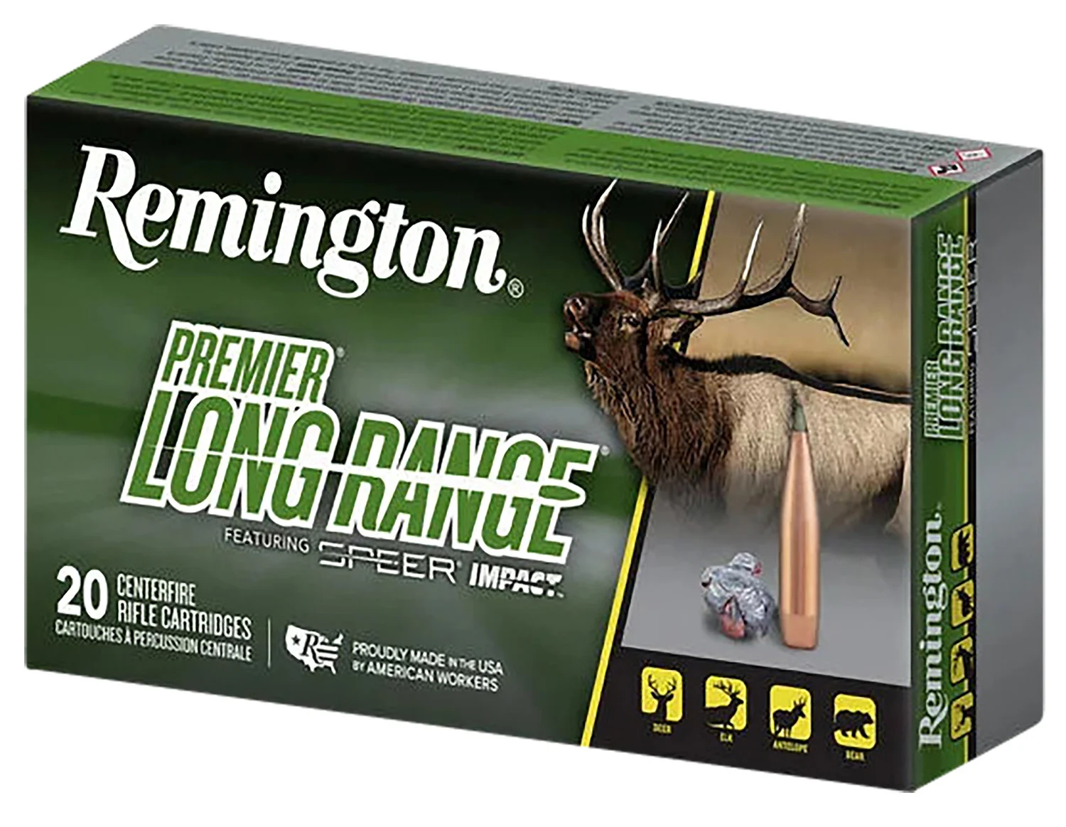 Remington Premier Long Range 7mm Rem Mag 175 gr Speer Impact ammunition 20-round box