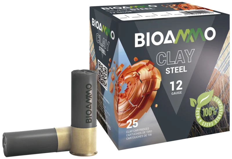 BIOAMMO BRS2470 Rex 12ga 2.75in #7 steel target shotshell box