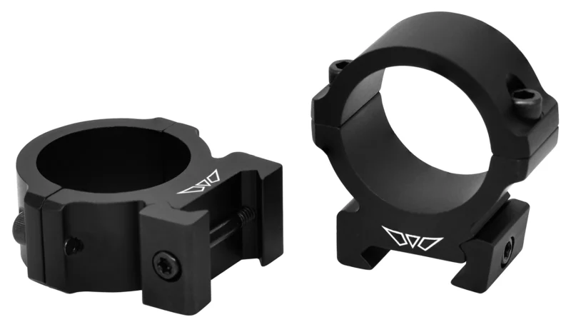 Warne Vapor V614M 30mm Medium Matte Black Horizontal Scope Rings