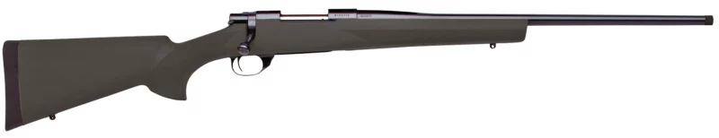 Howa M1500 Hogue 6.5 Creedmoor 24-inch heavy threaded barrel rifle with black Hogue overmolded stock