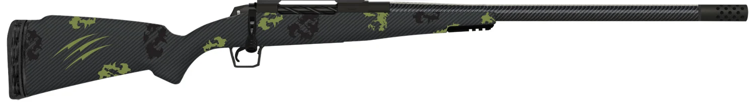Fierce Firearms TROG7PRC Rogue bolt-action rifle, 7mm PRC, 22" carbon fiber barrel, forest camo stock
