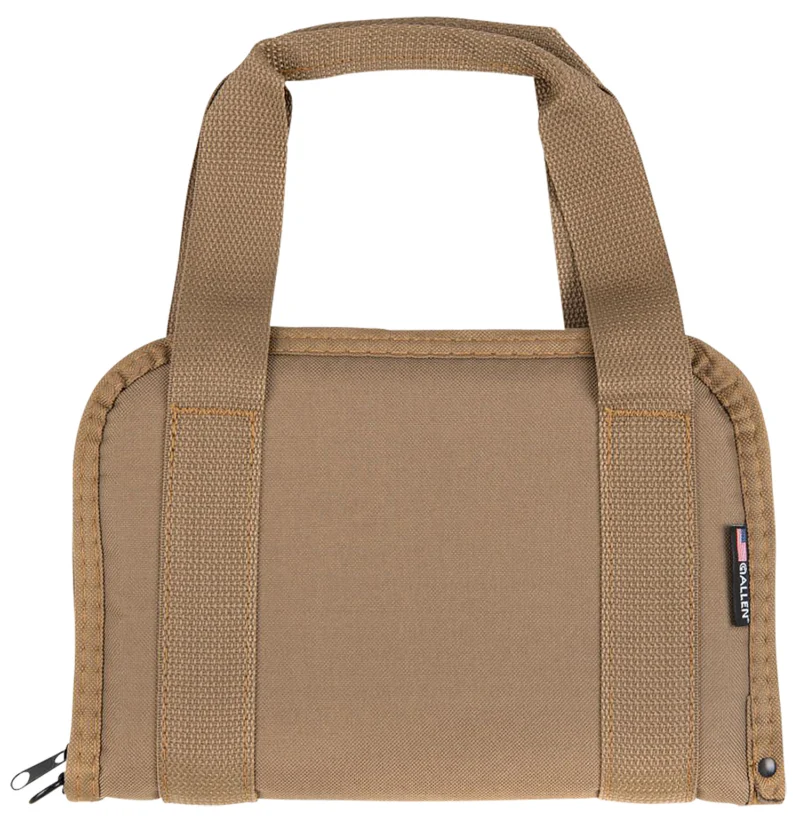 Allen Pistol Tote Flat Dark Earth Endura lockable foam-padded case holds one handgun