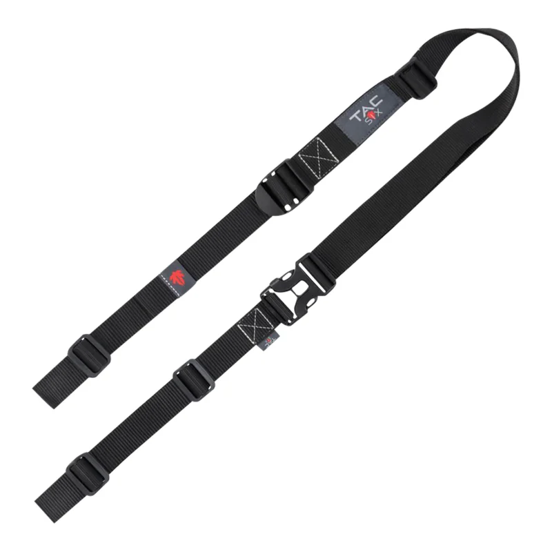 Citadel double-point sling in black with front and rear ladder buckles