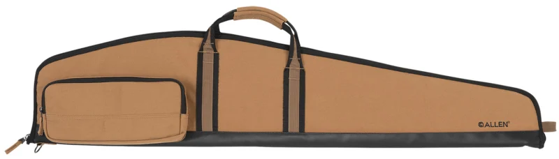 Allen Ranch Canvas 46-inch foam-padded rifle case in tan cotton duck with quilted interior