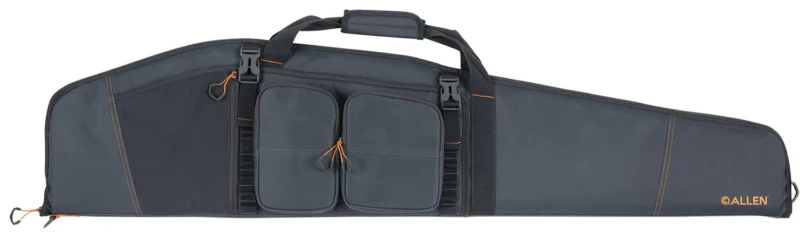 Allen Rampart Gear Fit 46-inch gray rifle case with exterior pockets