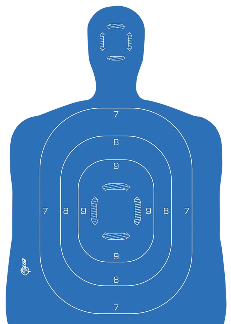 EZ-Aim 15579 self-adhesive silhouette target kit on corrugated backer