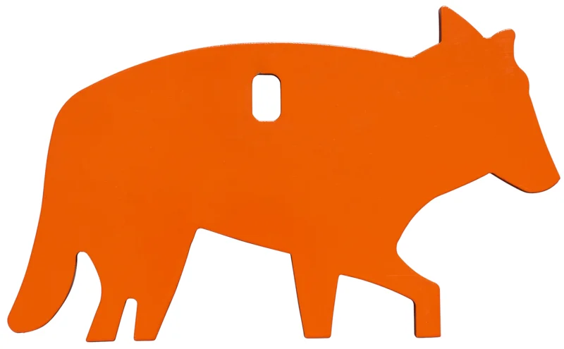 Champion Impact Steel Coyote rimfire target orange 1/4 inch with center hanging hole