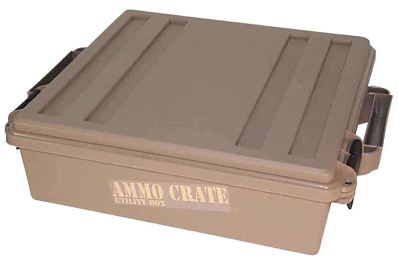 MTM Ammo Crate ACR5 Dark Earth 4.5in deep utility storage box