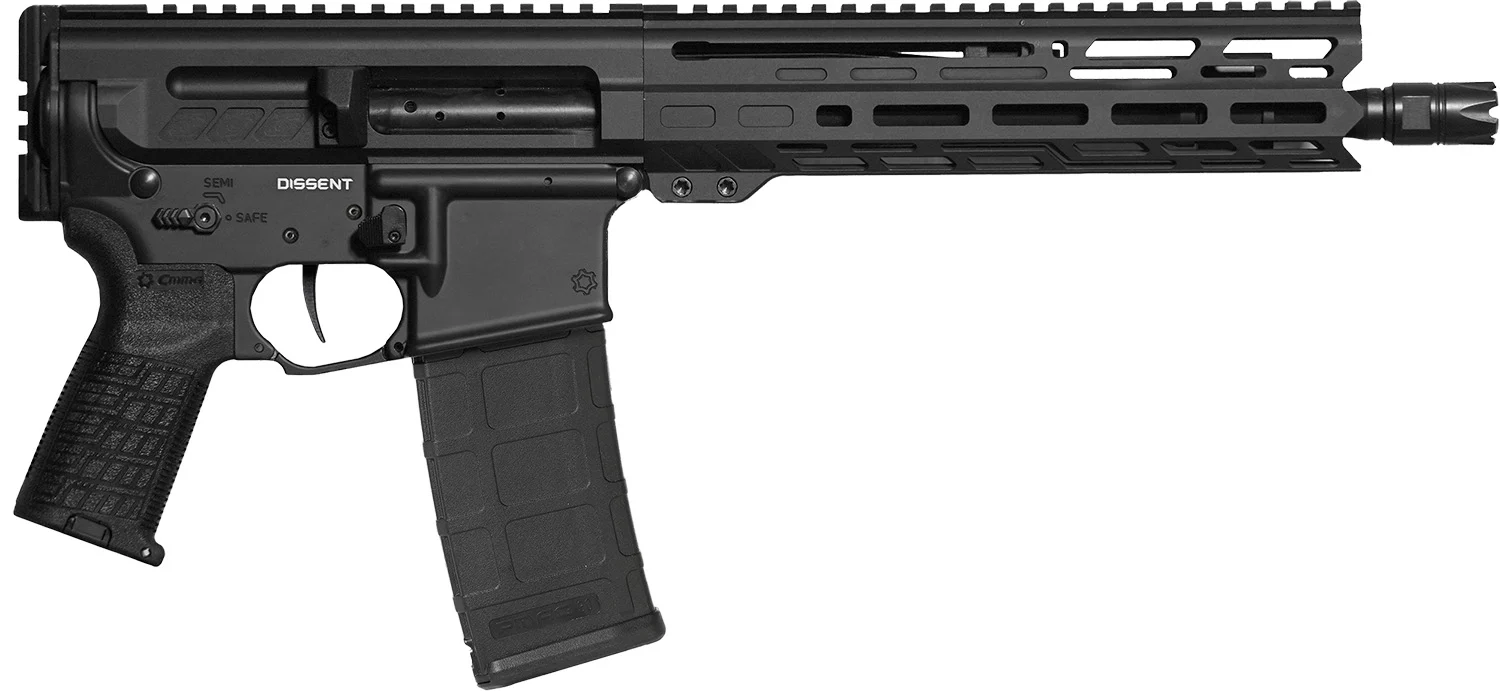 CMMG Dissent MK4 .300 AAC Blackout pistol with 10.50 inch barrel in Cerakote black
