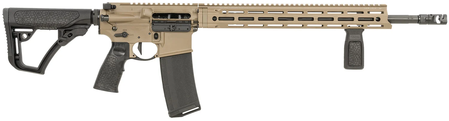 Daniel Defense DDM4 V7 Pro 5.56 NATO 18-inch FDE AR rifle