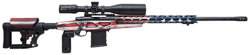 Howa M1500 APC Chassis 6.5 Creedmoor 24in Heavy Threaded Barrel American Flag Cerakote