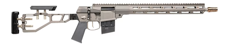 Q Mini Fix 5.56 NATO 16in bolt-action rifle with gray accents