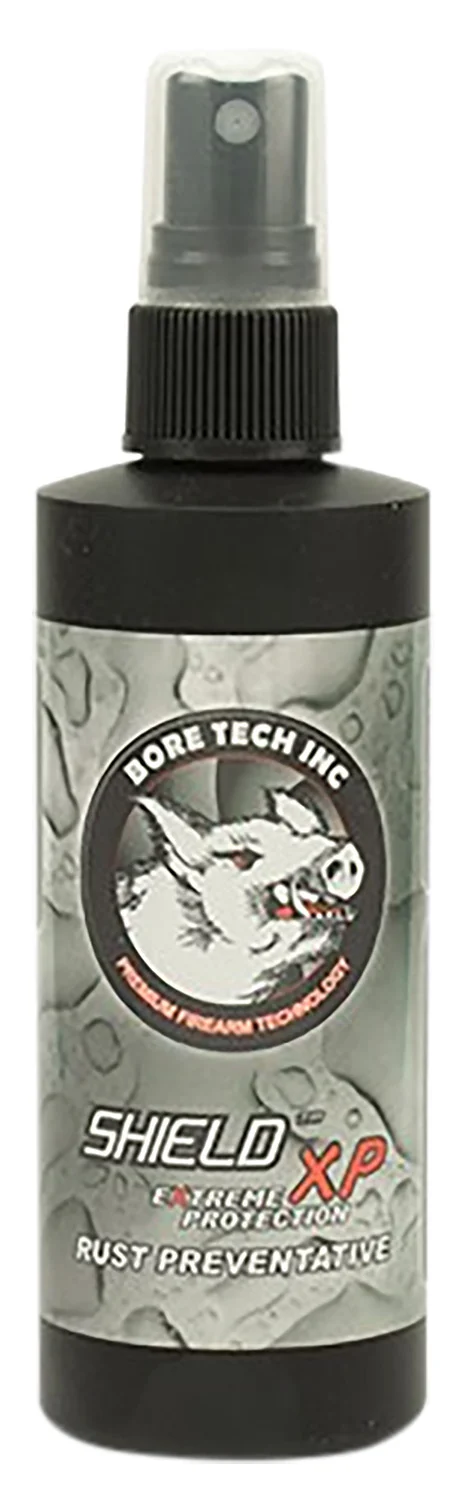 Bore Tech Shield XP 4 oz pump spray bottle for rust prevention on firearms