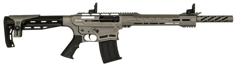 Citadel Boss-25 12ga semi-auto shotgun 18.75 in threaded barrel Cerakote gray synthetic stock