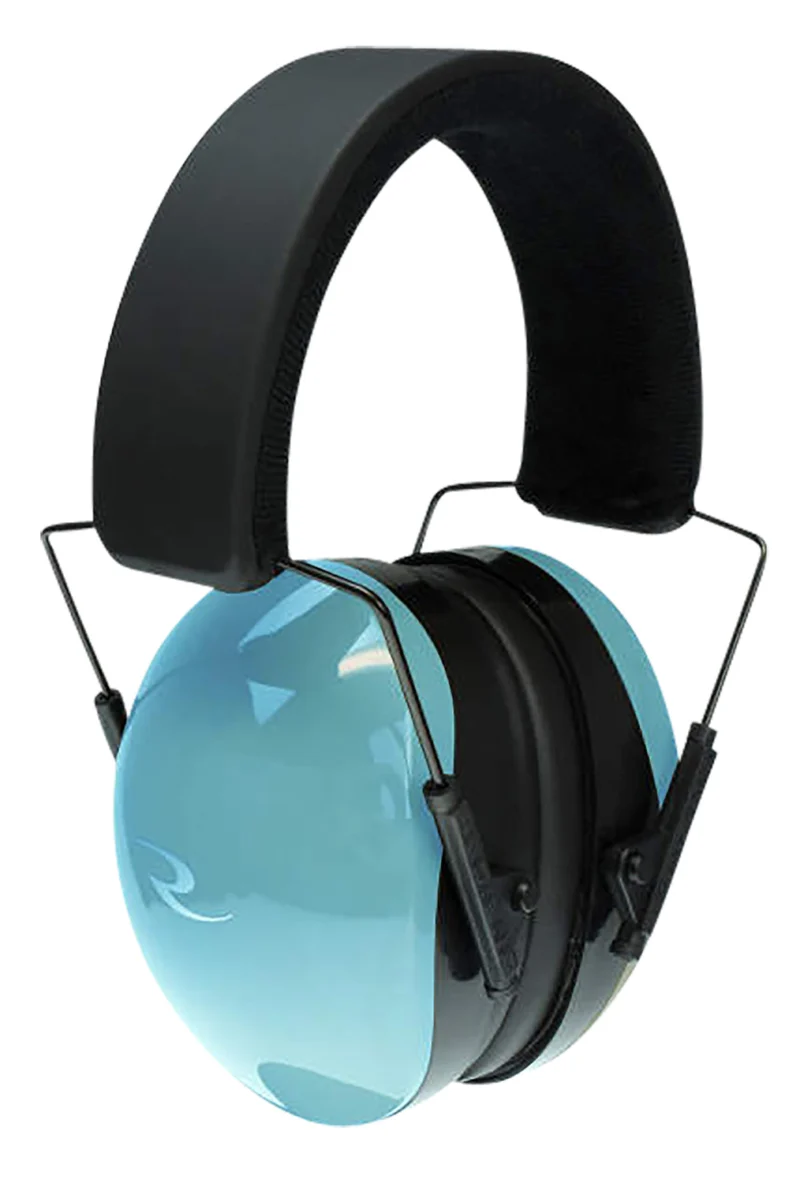 Radians TRPX 29 passive earmuffs Aqua Blue/Black with NRR 29 dB