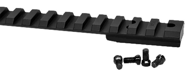 Warne Vapor 15 MOA Picatinny rail for Ruger American Rimfire, black anodized aluminum